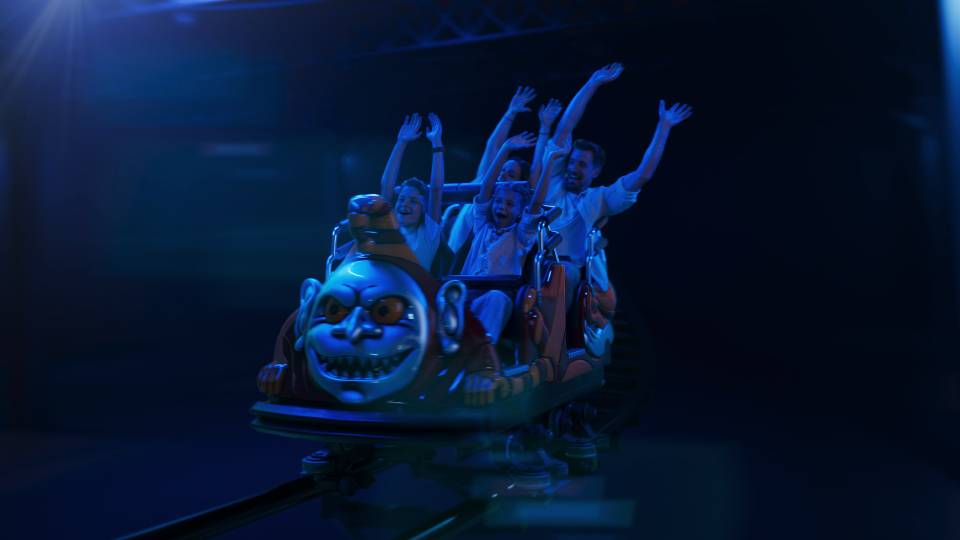 Scooby-Doo Spooky Coaster at Warner Bros. Movie World