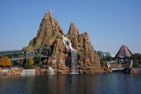 Mount Sibo at Jurassic World Isla Nublar — Universal Studios Beijing in Beijing