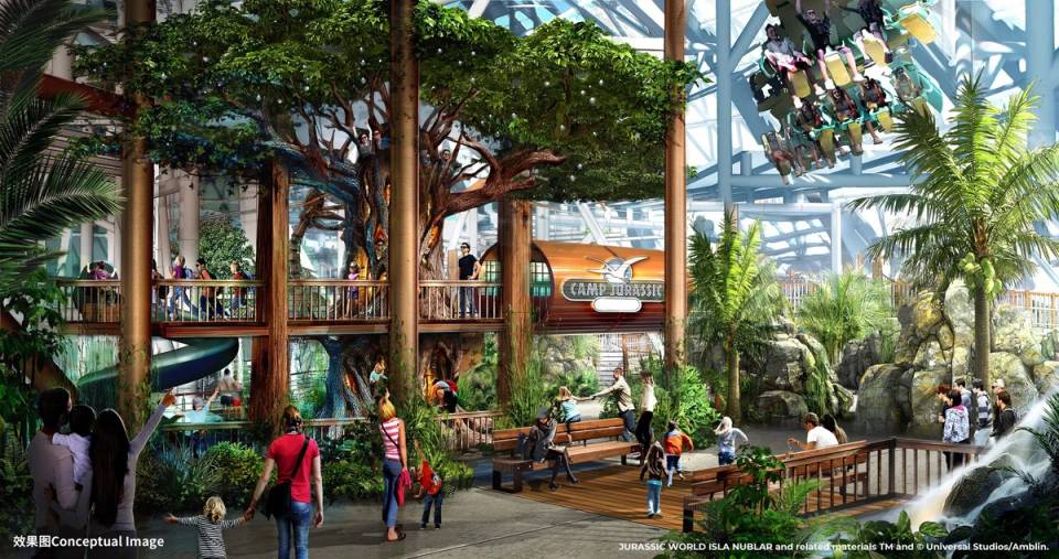Camp Jurassic at Universal Studios Beijing