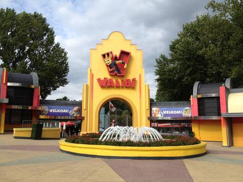 Main Entrance Gate at Walibi Holland