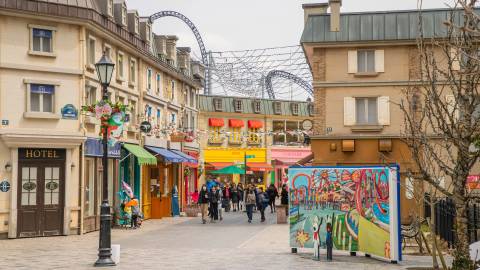 Charming Streets of Gaspard and Lisa Town — Fuji-Q Highland in Fujiyoshida, Yamanashi