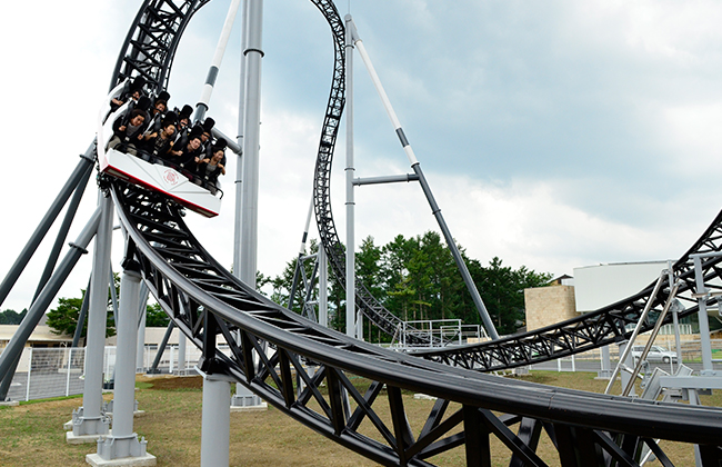 Takabisha at Fuji-Q Highland and its 121-degree drop