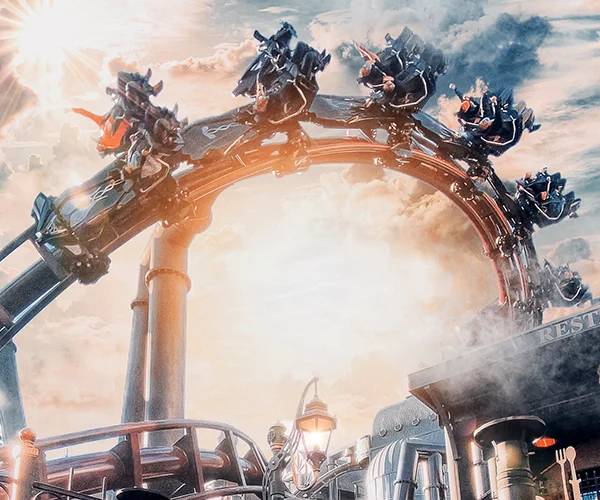 F.L.Y. roller coaster at Phantasialand