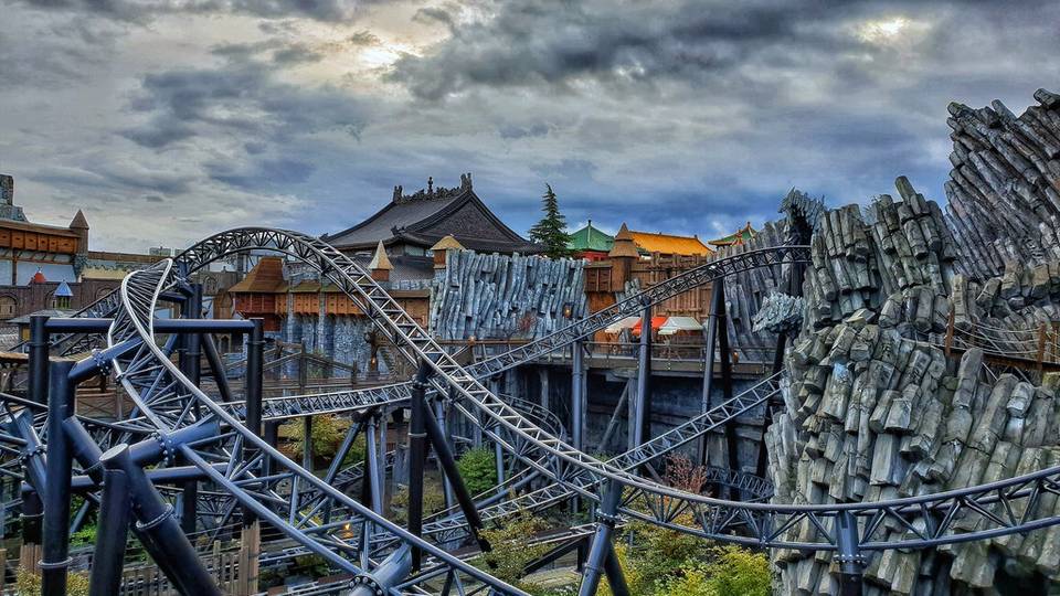 Taron roller coaster at Phantasialand