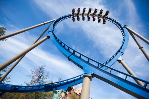 Wild Eagle Wing Coaster Inversion at Dollywood