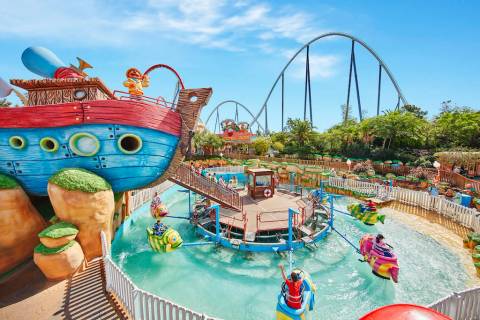 Magic Fish Water Ride in SésamoAventura — PortAventura Park in Salou, Catalonia