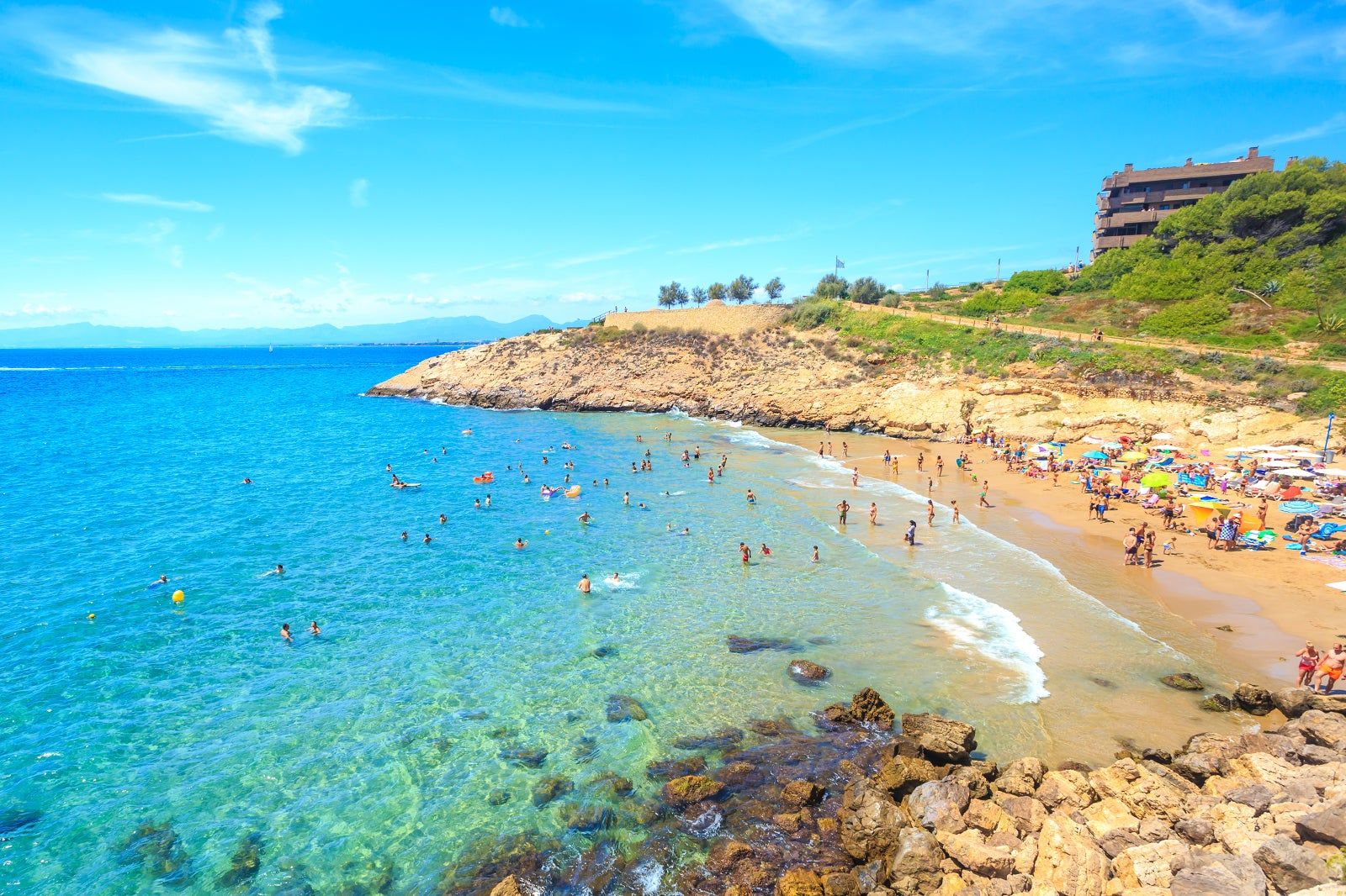 Salou Beaches, a beach near the park