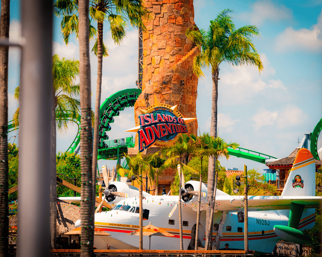Islands of Adventure, a theme park near the park