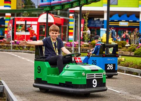 Young Drivers on the Track at Trafikskolen — Legoland Billund Resort in Billund