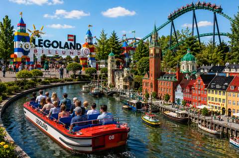 Miniland Canal Boat Tour at Legoland Billund — Legoland Billund Resort in Billund
