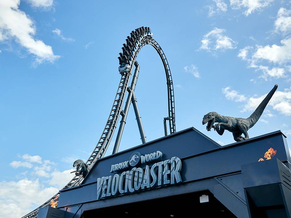 Jurassic World VelociCoaster at Universal Islands of Adventure
