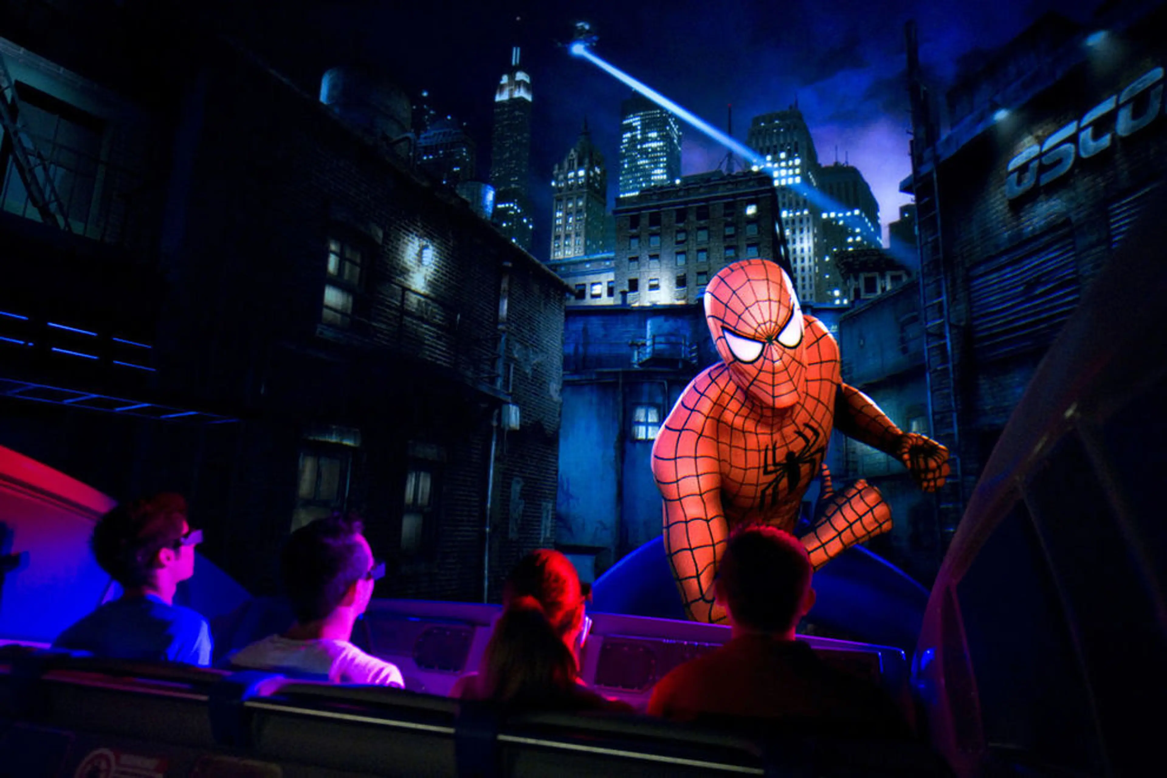 The Amazing Adventures of Spider-Man dark ride at Universal Islands of Adventure