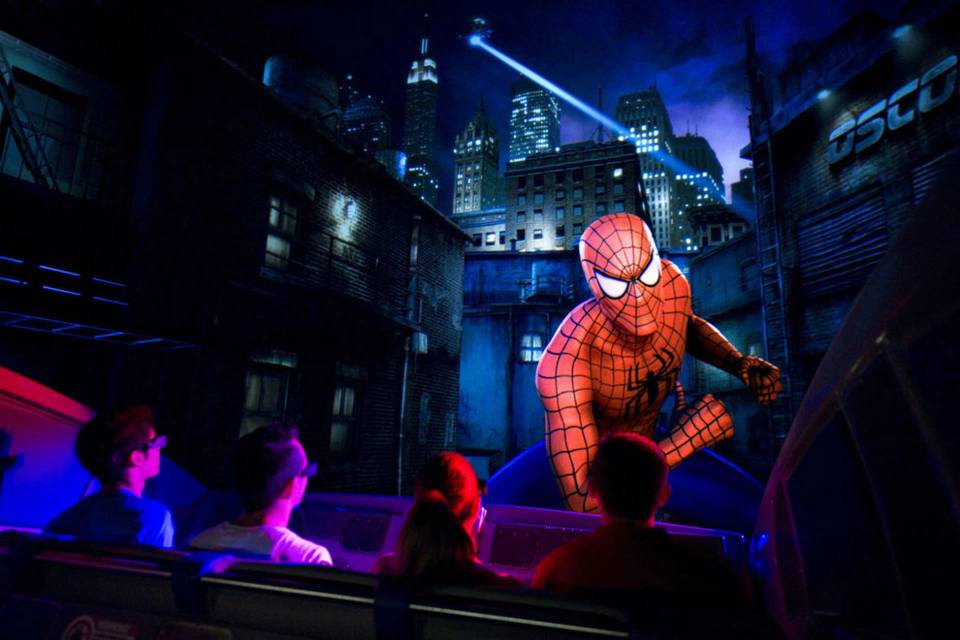 The Amazing Adventures of Spider-Man dark ride at Universal Islands of Adventure