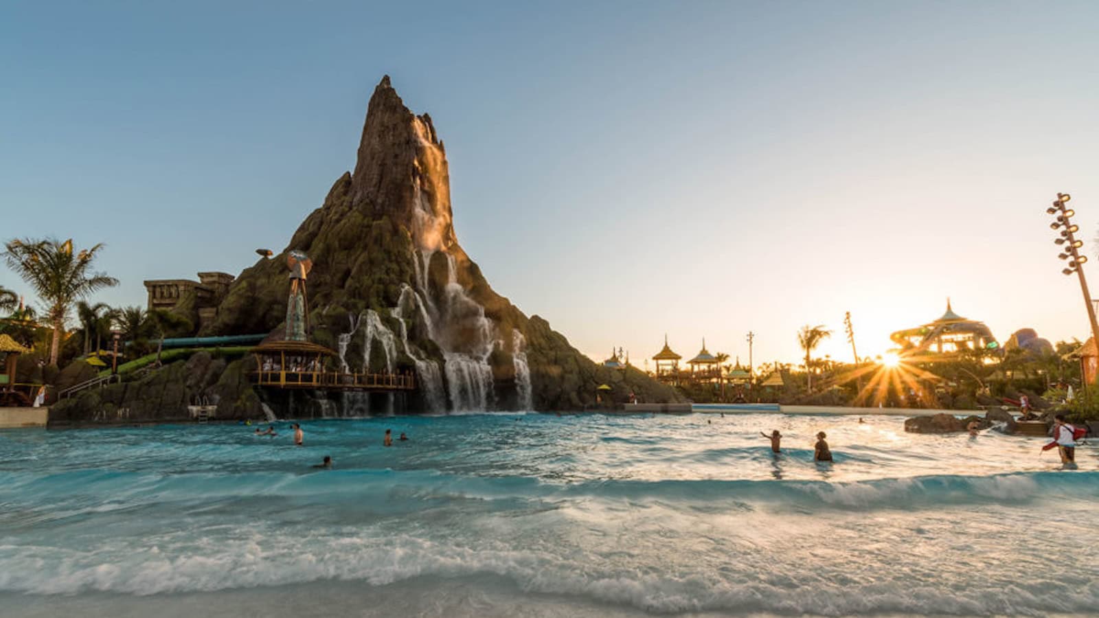 Volcano Bay, a water park near the park