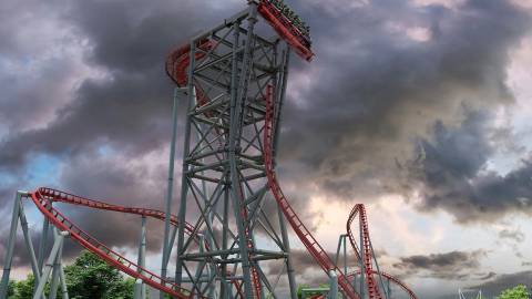 Siren's Curse Tilt Coaster at Cedar Point