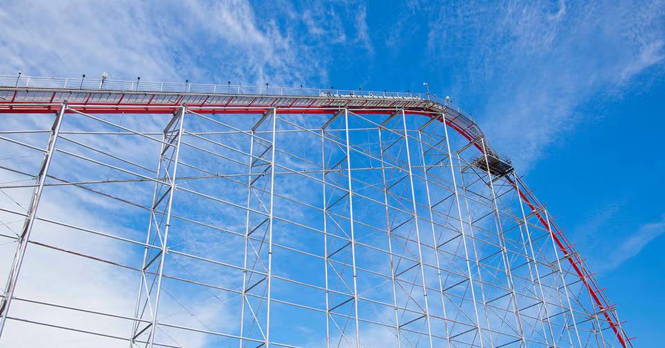 Magnum XL-200 roller coaster at Cedar Point