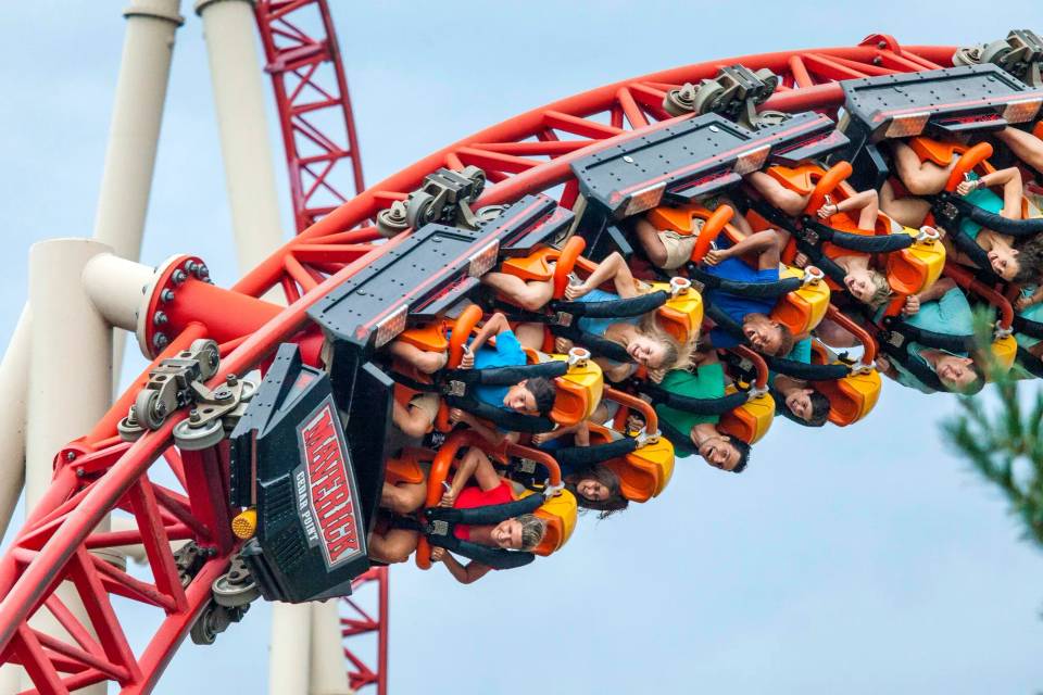 Maverick roller coaster at Cedar Point