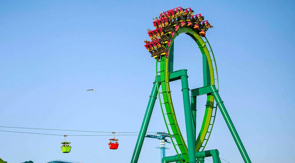 Raptor roller coaster at Cedar Point