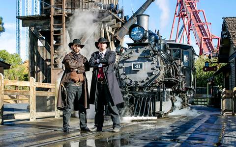Ghost Town Bandits by the Calico Railroad — Knott's Berry Farm in Buena Park, California