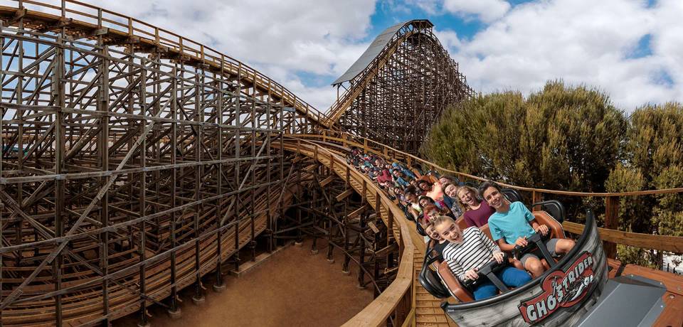 GhostRider roller coaster at Knott's Berry Farm