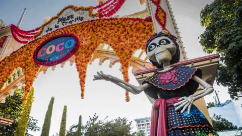 Plaza de la Familia Coco Celebration Arch — Disney California Adventure in Anaheim, California