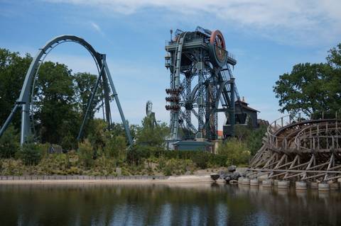 Lake View Of Efteling Ride