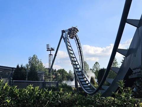 Baron 1898 Dive Coaster Inversion — Efteling in Kaatsheuvel