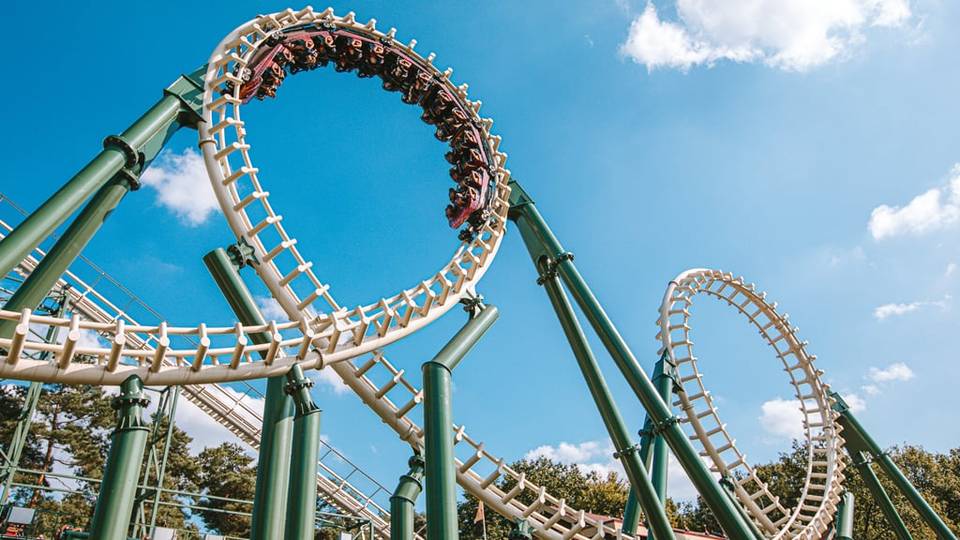 Python roller coaster at Efteling