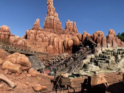 Big Thunder Mountain Mine Train in Westernland — Tokyo Disneyland in Urayasu, Chiba