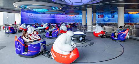 The Happy Ride with Baymax in Tomorrowland — Tokyo Disneyland in Urayasu, Chiba