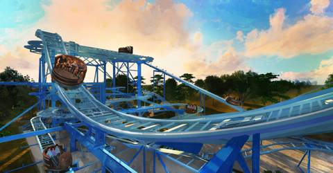 Concept Rendering of Family Coaster — Six Flags Great Adventure in Jackson
