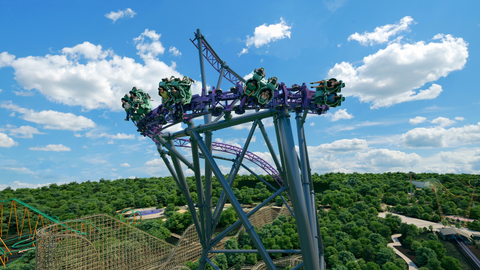 Riders on The Flash: Vertical Velocity — Six Flags Great Adventure in Jackson