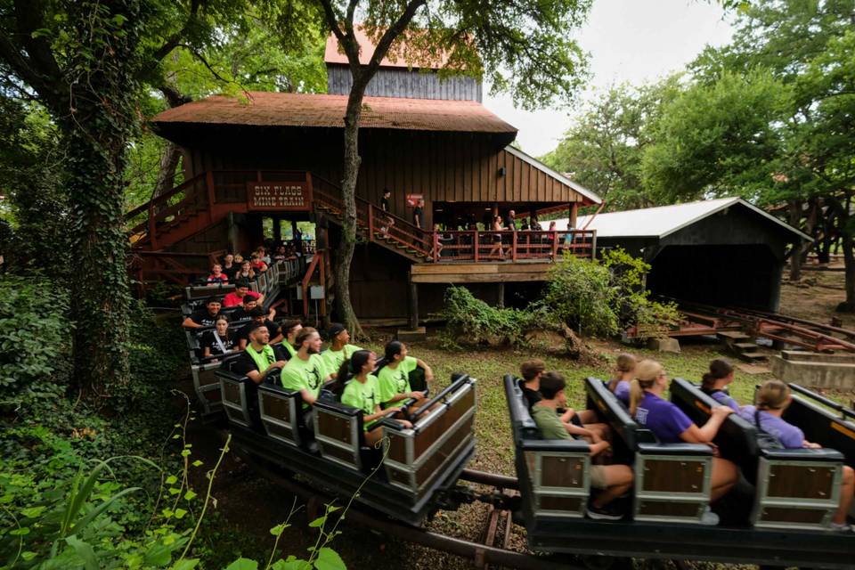 Runaway Mine Train at Six Flags Great Adventure