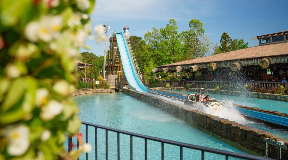 Saw Mill Log Flume at Six Flags Great Adventure