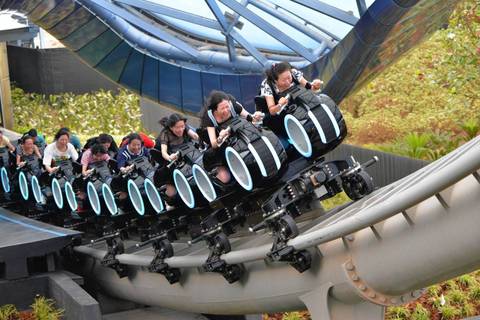 Thrills on TRON Lightcycle Power Run — Shanghai Disneyland in Shanghai