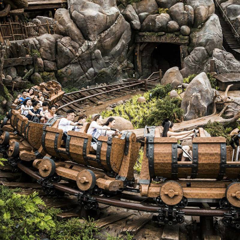 Seven Dwarfs Mine Train at Shanghai Disneyland