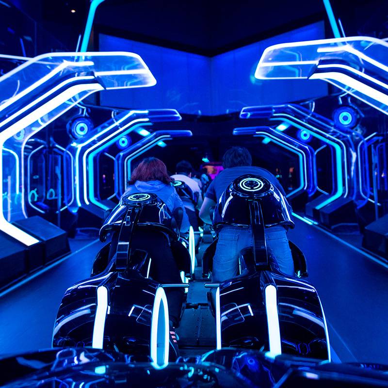 TRON Lightcycle Power Run at Shanghai Disneyland
