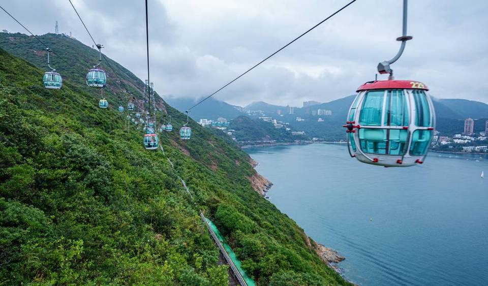 Ocean Park Cable Car at Ocean Park Hong Kong