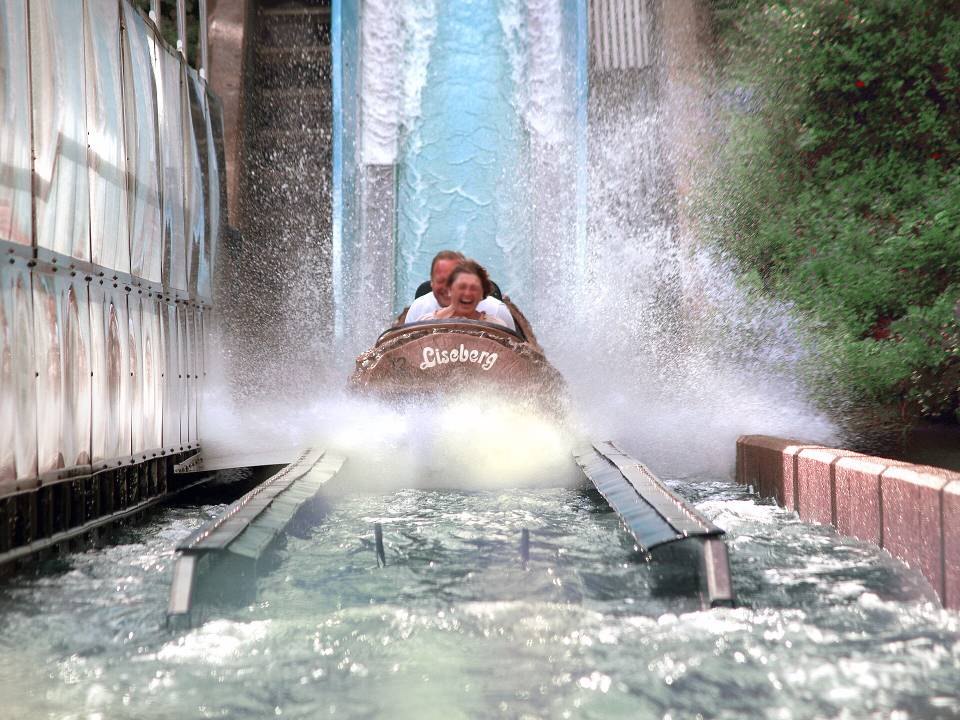 Flumeride water ride at Liseberg